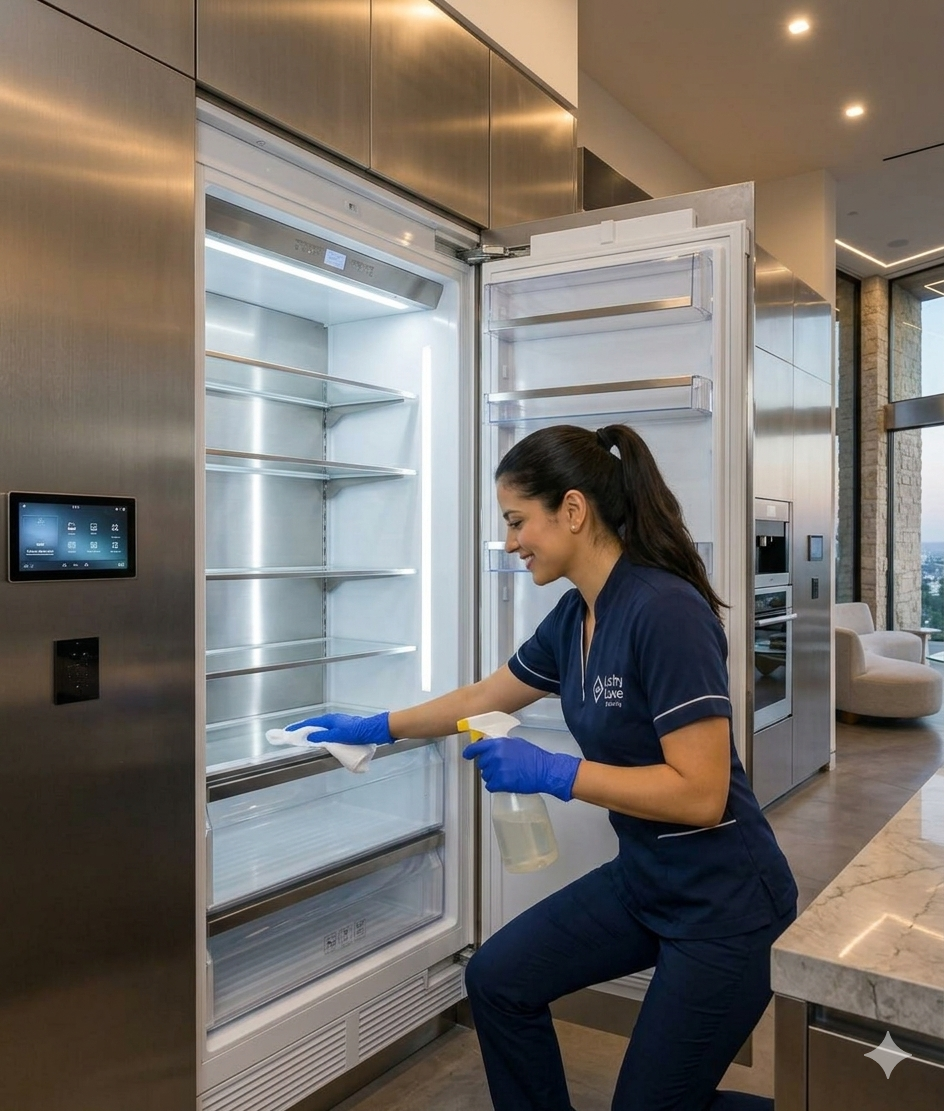 Refrigerator cleaning